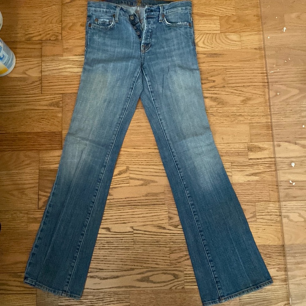 7 for all mankind womens jeans size 25.
